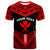 Hawaii Custom T Shirt Tribal Pattern Cool Style Red Color Unisex Red - Polynesian Pride