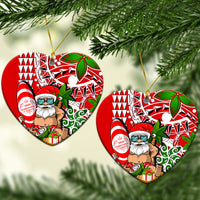 Hawaii Mele Kalikimaka Santa Claus Beach Ornament LT6 - Polynesian Pride