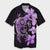 Hibiscus Plumeria Mix Polynesian Turtle Hawaiian Shirt Violet - AH Unisex Black - Polynesian Pride