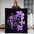 Hibiscus Plumeria Mix Polynesian Turtle Premium Quilts Violet - AH - Polynesian Pride