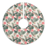 Hibiscus Plumeria Tropical Red Tree Skirt - Polynesian Pride