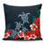 Hibiscus And Turtle Skillful Pillow Covers One Size Zippered Pillow Case 18"x18"(Twin Sides) Black - Polynesian Pride