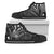 Wallis and Futuna High Top Shoes - Cross Style Unisex Black - Polynesian Pride