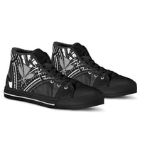 Hawaii Kanaka Maoli High Top Shoes - Cross Style - Polynesian Pride