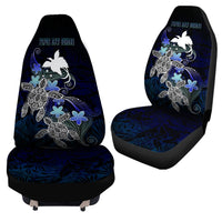Papua New Guinea Polynesian Car Seat Covers - Blue Turtle Couple - Polynesian Pride