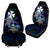 Wallis And Futuna Polynesian Car Seat Covers - Blue Turtle Couple - Polynesian Pride