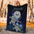 Tahiti Polynesian Premium Blanket - Blue Turtle Couple - Polynesian Pride