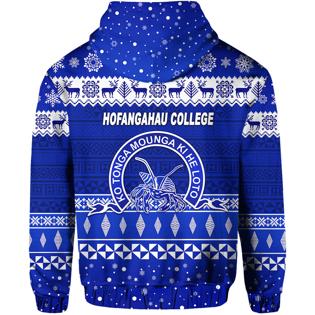 Hofangahau College Christmas Zip Hoodie Simple Style LT8 - Polynesian Pride