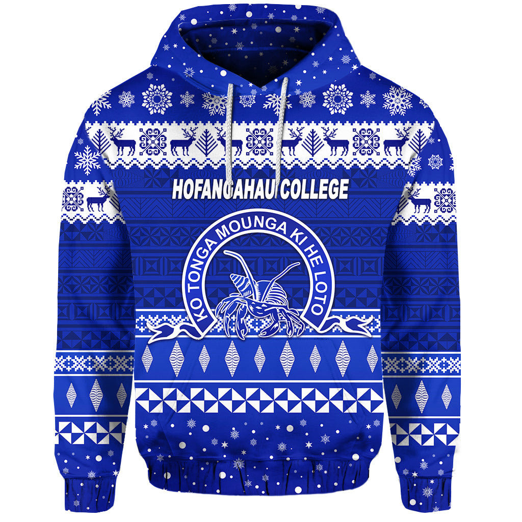 Custom Hofangahau College Christmas Hoodie Simple Style LT8 - Polynesian Pride