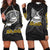 Seal of American Samoa Hoodie Dress LT6 Black - Polynesian Pride