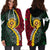 Vanuatu Hoodie Dress Mix Maori Silver Fern LT6 - Polynesian Pride