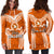 (Custom Personalised) Tailulu College Hoodie Dress Orange Style LT6 - Polynesian Pride