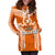 (Custom Personalised) Tailulu College Hoodie Dress Orange Style LT6 Orange - Polynesian Pride