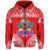 Toa Samoa Polynesian Rugby Hoodie Samoan Flag Red Color LT9 Zip Hoodie Red - Polynesian Pride