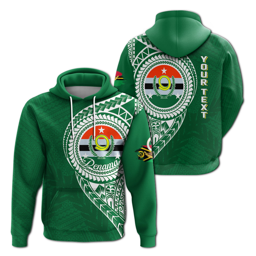 Custom Vanuatu Penama Province Hoodie Penama Emblem LT7 - Polynesian Pride