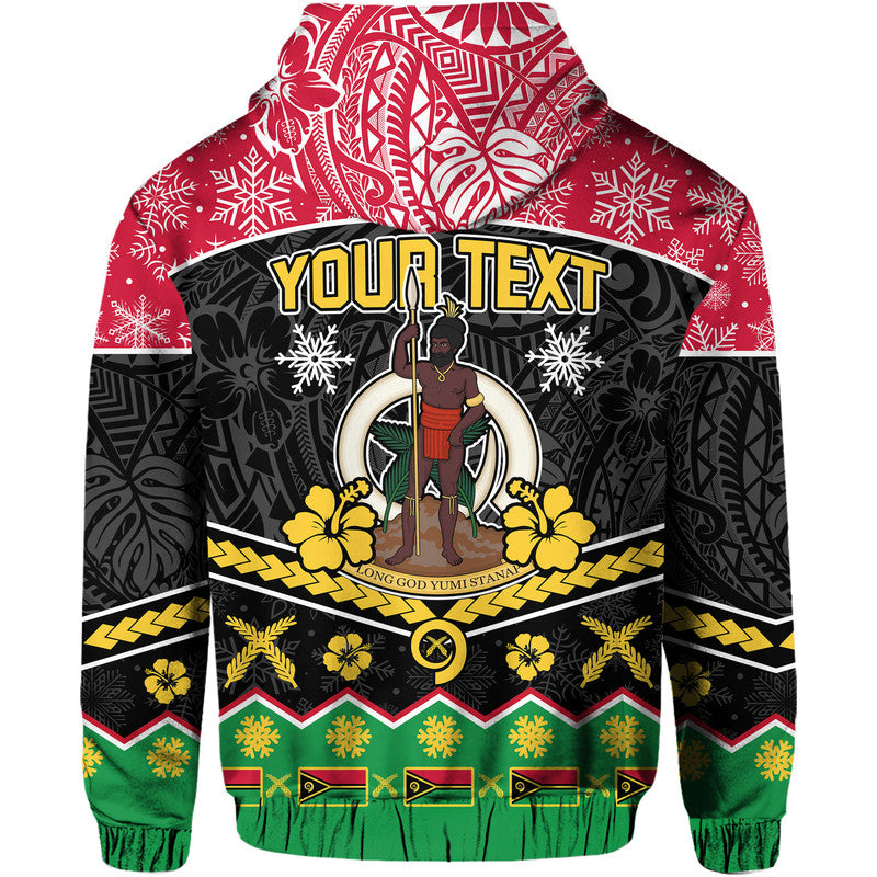 Custom Vanuatu Tribal Polynesian Christmas Vibe Hoodie LT9 - Polynesian Pride