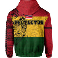 Polynesian Kakau Mauna Kea Protectors Kanaka Flag Hawaii Hoodie - Polynesian Pride