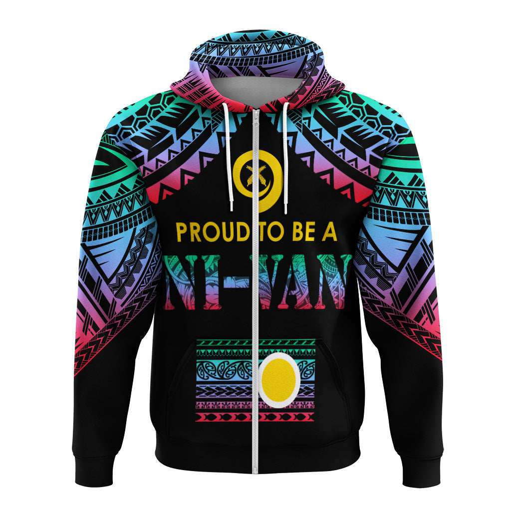 Vanuatu Proud To Be A Ni Van Polynesian Pattern Hoodie Shefa Province LT7 - Polynesian Pride