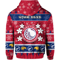 Custom New Zealand Aotearoa Meri Kirihimete Hoodie Maori Kiwi Christmas LT9 - Polynesian Pride