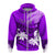 Custom Fiji Day Hoodie Flying Fijians Masi Kesa Style Violet LT7 - Polynesian Pride