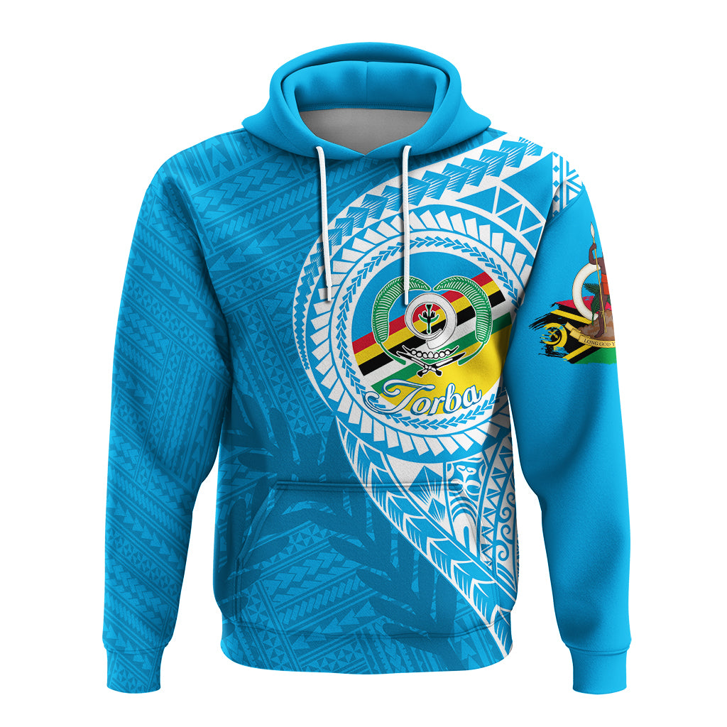 Custom Vanuatu Torba Province Hoodie Torba Emblem LT7 Unisex Blue - Polynesian Pride