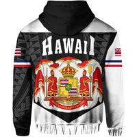 Hawaii Polynesian Coat of Arms Hoodie Ball Style - Polynesian Pride