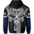 Hawaii Thin Blue Line Hoodie Zip - Polynesian Pride