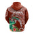 Custom Polynesian Birthday Zip up Hoodie Legends Are Born In February LT7 - Polynesian Pride