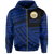 Polynesian Protect Mauna Kea Kanaka Maoli Hawaii Zip Hoodie Blue Quarter Style - Polynesian Pride