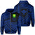Polynesian Protect Mauna Kea Kanaka Maoli Hawaii Zip Hoodie Blue Quarter Style Unisex Blue - Polynesian Pride