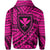 Polynesian Protect Mauna Kea Kanaka Maoli Hawaii Zip Hoodie Pink Quarter Style - Polynesian Pride