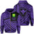 Polynesian Protect Mauna Kea Kanaka Maoli Hawaii Zip Hoodie Purple Quarter Style Unisex Purple - Polynesian Pride