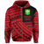 Polynesian Protect Mauna Kea Kanaka Maoli Hawaii Zip Hoodie Red Quarter Style - Polynesian Pride