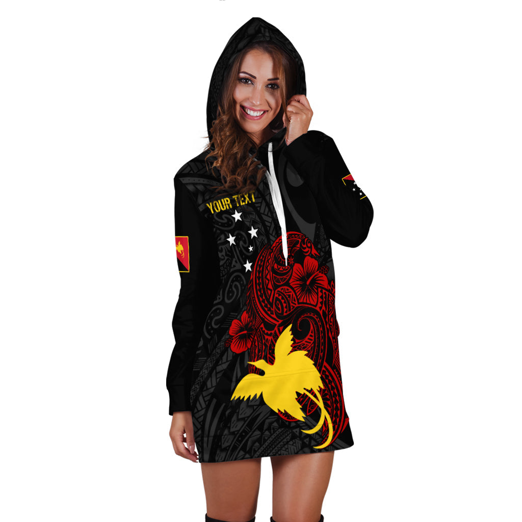 Personalised Papua New Guinea 49th Independence Hoodie Dress Tribal Turtle LT7 - Polynesian Pride