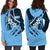 Fiji Suva Masi Pattern Personalised Hoodie Dress Claw Style LT7 - Polynesian Pride