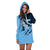 Fiji Suva Masi Pattern Personalised Hoodie Dress Claw Style LT7 - Polynesian Pride