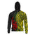 Hawaii Zip up Hoodie Polynesian Patterns With Hibiscus Flowers Unisex Yellow - Polynesian Pride