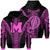 Maui Island Polynesian Hoodie Comely Style Unisex Pink - Polynesian Pride