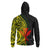 Hawaii Zip up Hoodie Polynesian Patterns With Hibiscus Flowers - Polynesian Pride