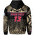 Custom Guam Rugby Hoodie Impressive Version Golden Custom Text and Number - Polynesian Pride