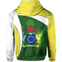 Cook Islands Rugby Zip Hoodie Fresh Lifestyle - Polynesian Pride