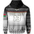 Custom Vanuatu Rugby Zip Hoodie Impressive Version Black Custom Text and Number - Polynesian Pride