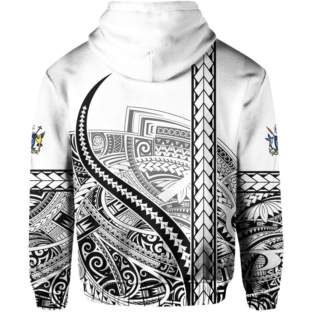 Cook Islands Rugby Zip Hoodie Simple - Polynesian Pride
