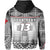 Custom Tonga Rugby Hoodie Impressive Version Black Custom Text and Number - Polynesian Pride