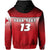 Custom Tonga Rugby Zip Hoodie Impressive Version Custom Text and Number - Polynesian Pride