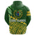 Cook Islands Rugby Hoodie Coconut Leaves The Kukis - Polynesian Pride