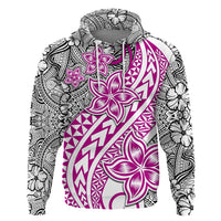 Traditional Polynesian Tribal Tattoo Retro Couple Hoodie Pink LT9 - Polynesian Pride