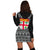 Fiji Hoodie Dress - Tapa Pattern Sport Style - Polynesian Pride