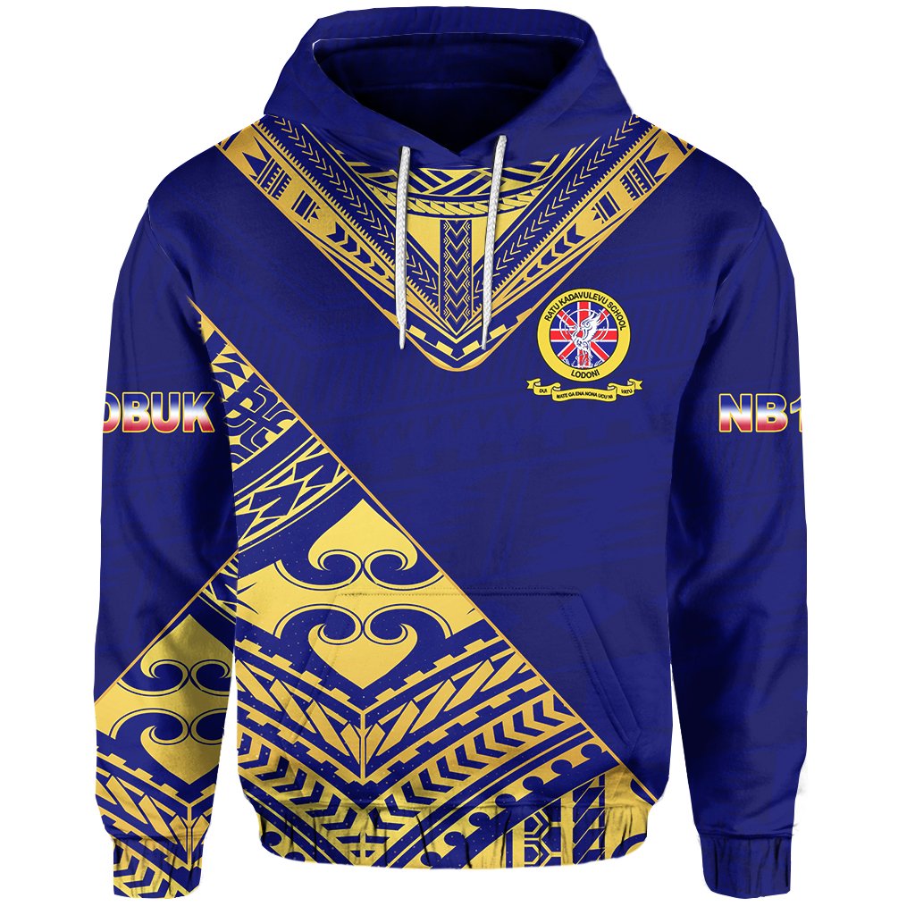 Ratu Kadavulevu Hoodie Mai Lodoni Mai Version 0302 School Unisex Blue - Polynesian Pride
