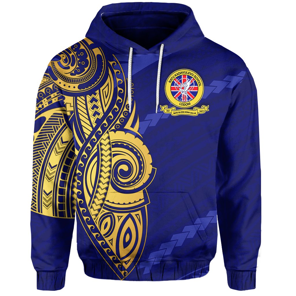 Ratu Kadavulevu School Hoodie Version 02 Unisex Blue - Polynesian Pride